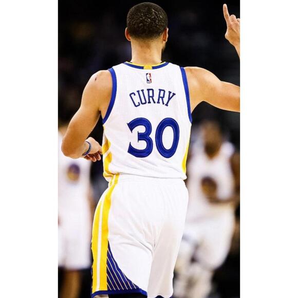 Steph Curry (Warriors)-(White)-(Jersey)-(Size:XL)-$90 - Picture 6 of 9